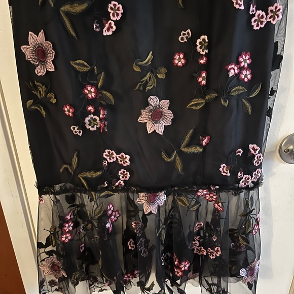 Anthropologie Shoshanna Embroidered Lace Midi Dress - Picture 7 of 8